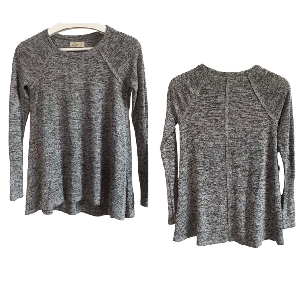 Hollister Long Sleeve Easy T-Shirt Grey - S